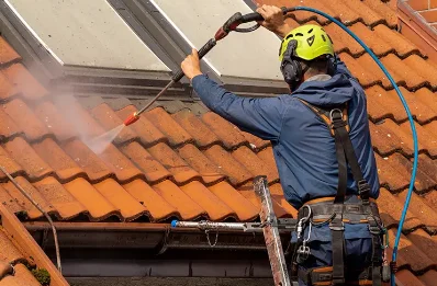 Démoussage et hydrofuge de toiture au Gua